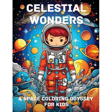 Celestial Wonders: A Space Coloring Odyssey for Kids