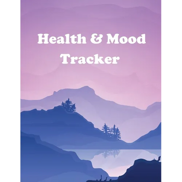 Health and Mood Tracker: Mental Health Journal For Tracking Stress and Anxiety, Record Moods, Thoughts and Feelings, Organize Medical Records and Appo