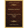 Kafiristan, Section 1: The Bashgeli Kafirs And Their Language (1880)