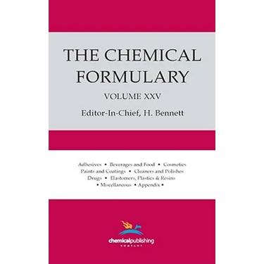 The Chemical Formulary, Volume 25