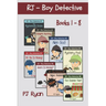 RJ - Boy Detective Books 1-8: Fun Short Story Mysteries for Children Ages 9-12