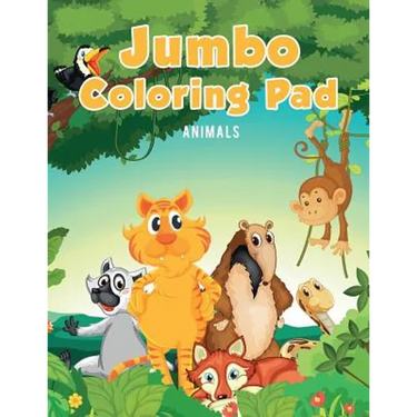 Jumbo Coloring Pad: Animals