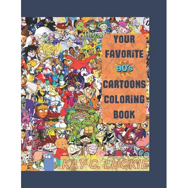 Your Favorite 90's Cartoons Coloring Book