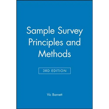 Sample Survey Principles and Methods