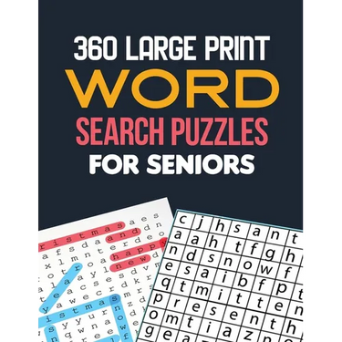 360 Large Print Word Search Puzzles for Seniors: Word Search Brain Workouts, Word Searches to Challenge Your Brain, Brian Game Book for Seniors in Thi