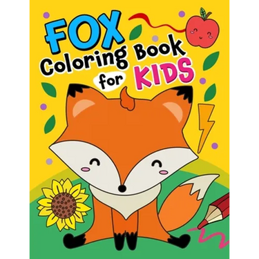 Fox Coloring Book for kids