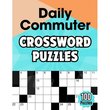 Daily Commuter Crossword puzzles: Large Print Easy to Medium Crossword Book for Adults