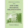 Genealogical Gleanings from New York Fraternal Organizations, Volume 2