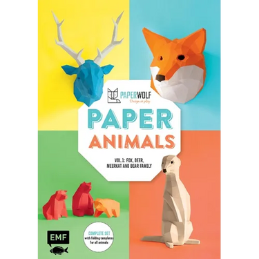 Paper Animals: Volume 1: Fox, Deer, Meerkat and Bear Family