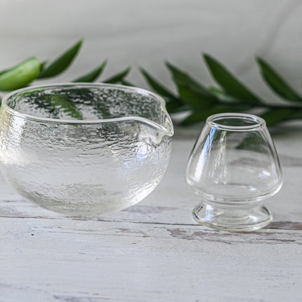 Textured Glass Matcha Set by Aprika Life