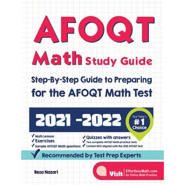 AFOQT Math Study Guide: Step-By-Step Guide to Preparing for the AFOQT Math Test