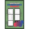 Nostalgic Childhood Games for Adults: Classic 2 players pen and paper games, puzzles and travel activity book for couples, family, teenagers, elderly