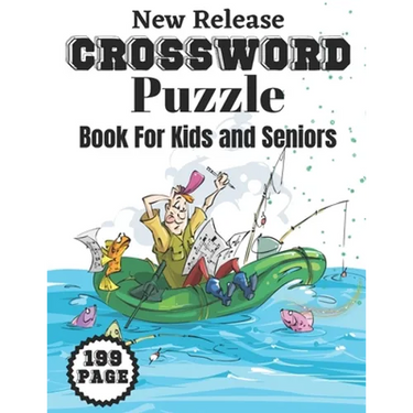 New Crossword Puzzle Book For Kids And Seniors: With Solution Crossword Puzzle