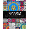 Large Print Coloring Book Easy Patterns for Adults