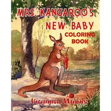 Mrs. Kangaroo's New Baby Coloring Book