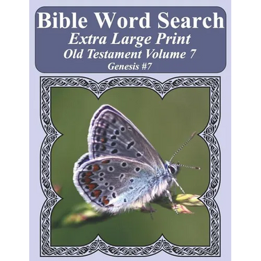 Bible Word Search Extra Large Print Old Testament Volume 7: Genesis #7