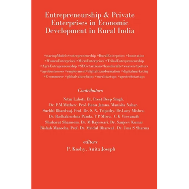Entrepreneurship & Private Enterprises in Economic Development in Rural India