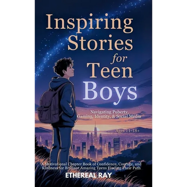 Inspiring Stories for Teen Boys: Navigating Puberty, Gaming, Identity, Social Media - A Motivational Chapter Book of Confidence, Courage, and Kindness