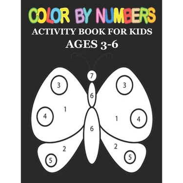 Color by Number: Big Activity Coloring Book for Toddlers & Kids Ages 3-6