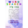 Word Search: Zig Zag, 100 Puzzles, 2800 Words, Volume 17, Compact 5"x8" Size