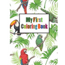 My First Coloring Book: Paint by Sticker Kids Zoo Animals