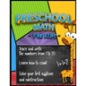 Preschool Math for Kids (Workbook Age 3+): Learning numbers by tracing and writing, Learning counting, Learning addition and substraction, Homeschooli