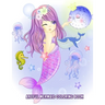 Artful Mermaid Coloring Book: Cute Mermaids Designs and Patterns, Fun Early Learning for Kids Ages 4-8
