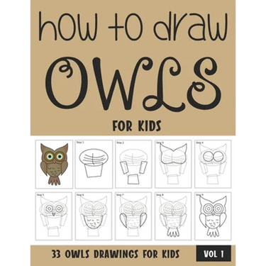 How to Draw Owls for Kids