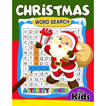 Christmas Word Search Activity Book for Kids: Activity book for boy, girls, kids Ages 2-4,3-5,4-8