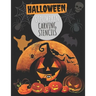 60 Pumpkin Carving Stencils: Template Patterns for Funny and Scary Halloween Decor with pages lined - Adults & Kids