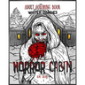 Adult Coloring Book Horror Cabin: Winter Zombies