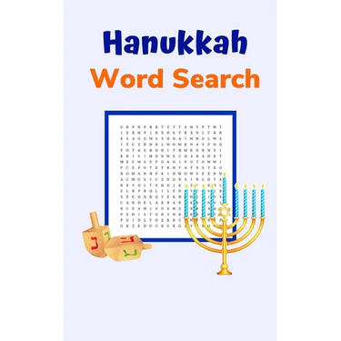 Hanukkah Word Search: Puzzle Book for Adults and Teens with Solutions
