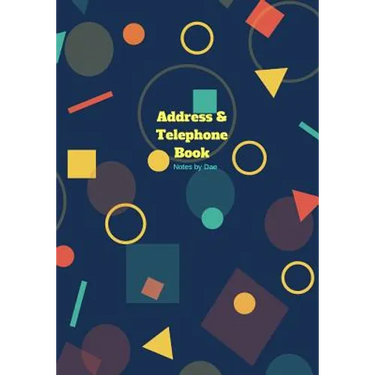 Address and Telephone Book: Softcover 7" x 10" Address and Telephone Book