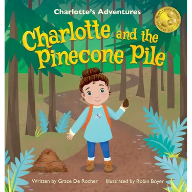 Charlotte and the Pinecone Pile