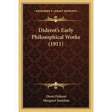 Diderot's Early Philosophical Works (1911)