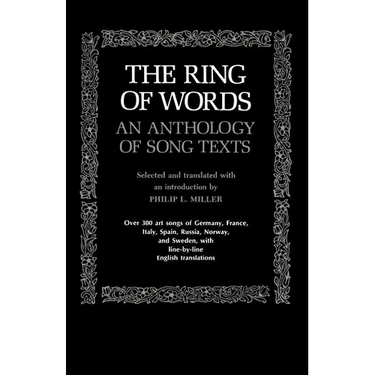 The Ring of Words: An Anthology of Song Texts