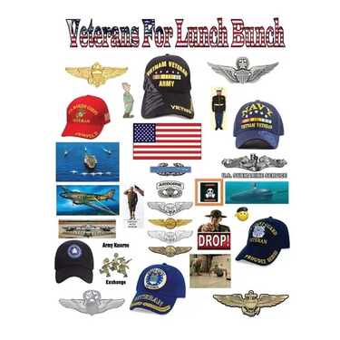 Veterans For Lunch Bunch: A Book of Short WWII & Vietnam War Stories and Varied Experiences Recounted by Highly-Decorated Veterans