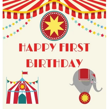 First birthday guest book (Hardcover): Birthday guest book, first birthday book, party and birthday celebrations decor, memory book, 1st birthday, hap