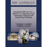 Cleveland-Cliffs Iron Co V. Martini U.S. Supreme Court Transcript of Record with Supporting Pleadings