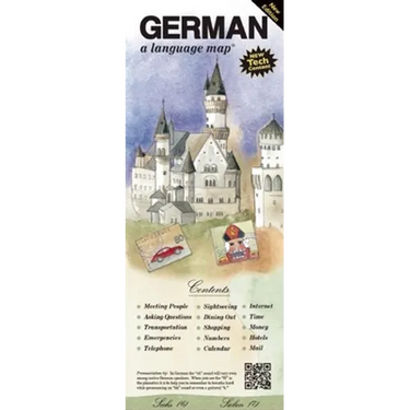 German a Language Map: Quick Reference Phrase Guide for Beginning and Advanced Use. Words and Phrases in English, German, and Phonetics for E