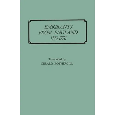 Emigrants from England, 1773-1776