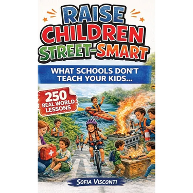 Raise Children Street-Smart - What Schools Don't Teach Your Kids: 250 Real World Lessons to Build Confident, Independent, Resilient Kids with the Life