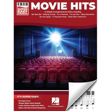 Movie Hits - Super Easy Songbook: 47 Film Favorites Arranged Simply for Piano