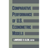 Comparative Performance of U.S. Econometric Models