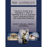 Francis H. Snyder Et Al., Appellants, V. Town of Newtown Et Al. U.S. Supreme Court Transcript of Record with Supporting Pleadings