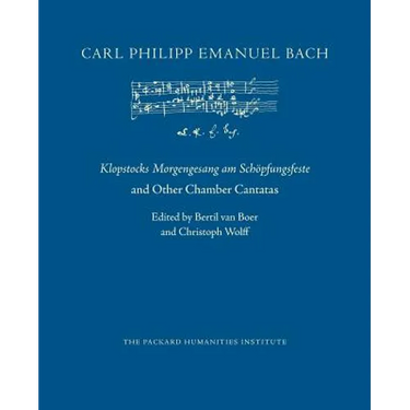 Klopstocks Morgengesang am Schöpfungsfeste and Other Chamber Cantatas