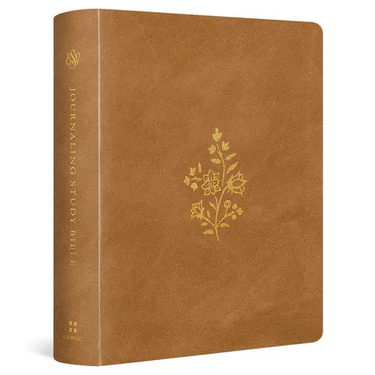 ESV Journaling Study Bible (Trutone Over Board, Nubuck Caramel)