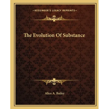 The Evolution Of Substance