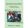 Beyond the Answer Sheet: Academic Success for International Students
