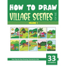 How to Draw Village Scenes for Kids - Vol 1
